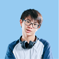 Student receiving award